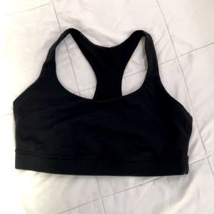 Lululemon black sports bra